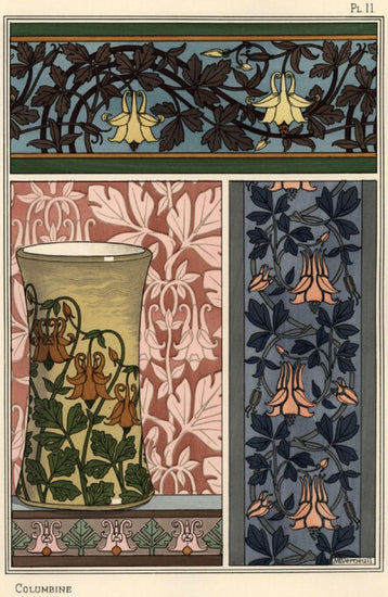 PHOTOWALL / Columbine Flower - Infographics (e322353)