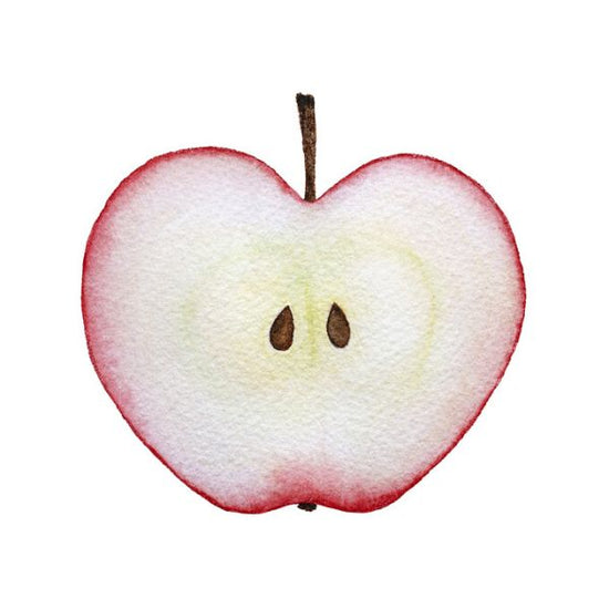 PHOTOWALL / Halved Red Apple (e325048)