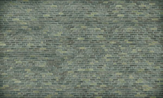 PHOTOWALL / Green Brick Wall (e327996)