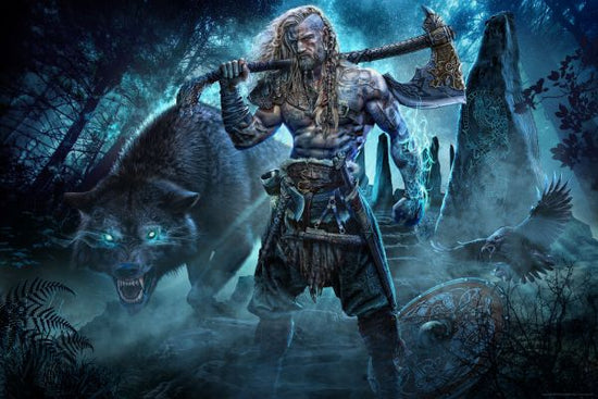PHOTOWALL / Viking and Wolf (e328066)