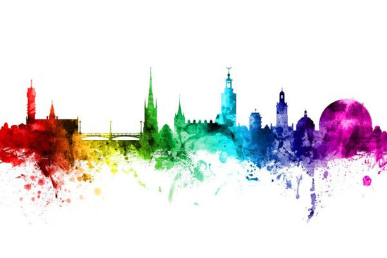 PHOTOWALL / Stockholm - Rainbow (e328111)