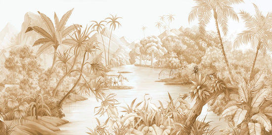 PHOTOWALL / Tangled Jungle II - Caramel (e328536)