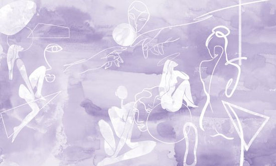 PHOTOWALL / Countenance - Violet (e328264)