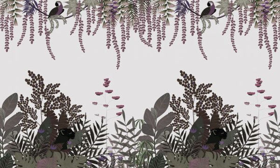 PHOTOWALL / Tropical Fauna - Violet (e328286)