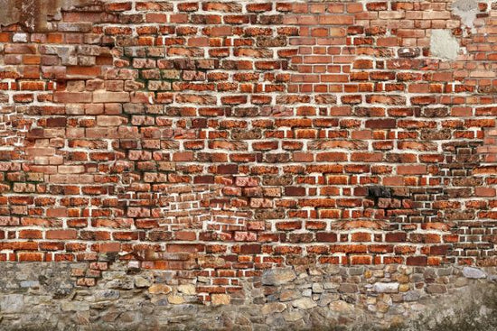 PHOTOWALL / Collapsed and Repaired Brick Wall (e328443)