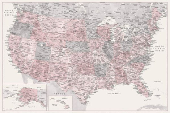 PHOTOWALL / United States Map (e325741)