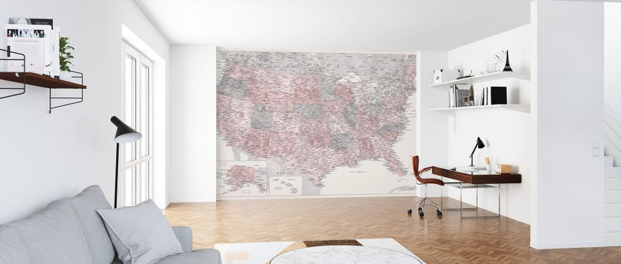 PHOTOWALL / United States Map (e325741)