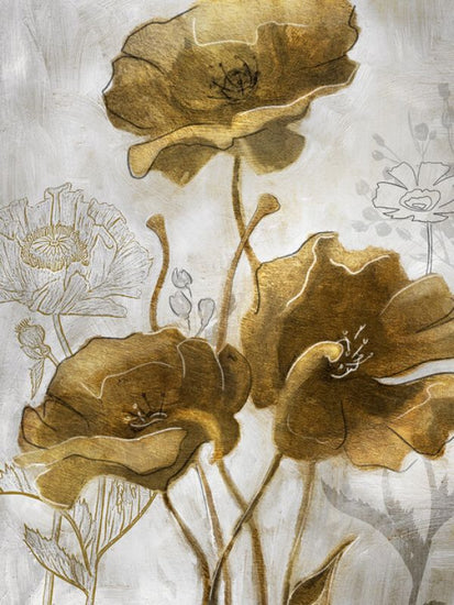 PHOTOWALL / Gold Silver Flowerfield II (e327277)