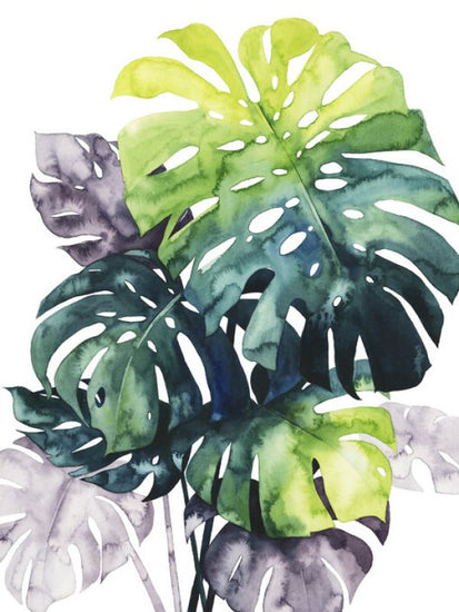 PHOTOWALL / Lustr Twilight Palms IV in Pearl White (e327351)