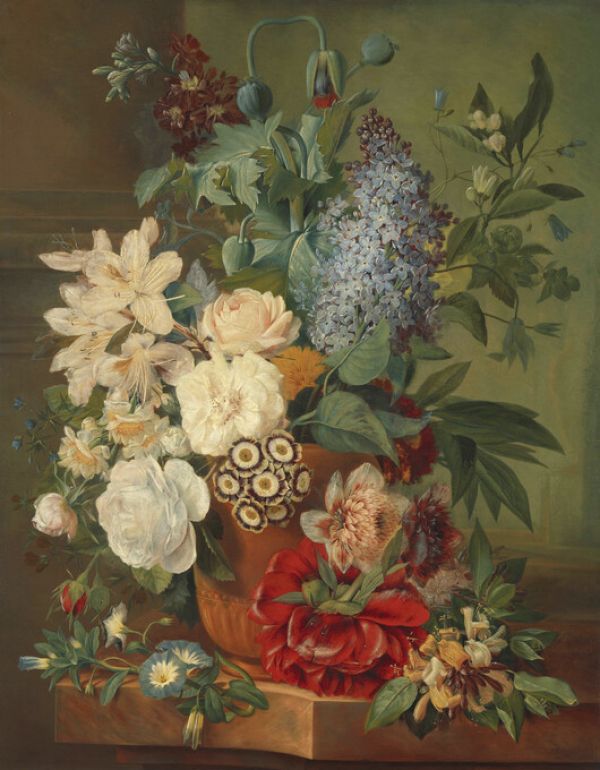 PHOTOWALL / Flowers in a Terra Cotta Vase (e328306)