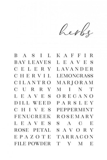 PHOTOWALL / Herbs (e325766)