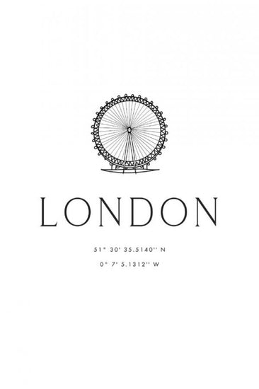 PHOTOWALL / London City Coordinates (e325775)