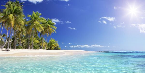 PHOTOWALL / Tropical Beach Island (e327864) | 輸入壁紙専門店 WALPA