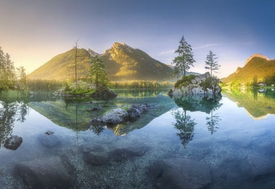 PHOTOWALL / Hintersee Lake Reflection (e327868)