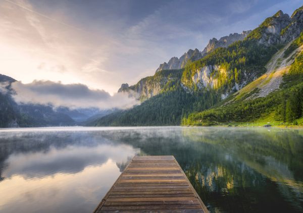 PHOTOWALL / Azure Alpine Lake (e327900) | 輸入壁紙専門店 WALPA