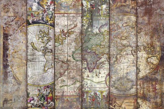 PHOTOWALL / Old Times World Map (e329532)