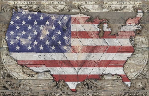 PHOTOWALL / USA Map - Union (e329562)