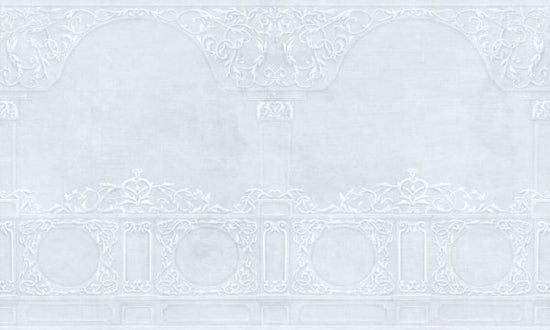 PHOTOWALL / Florence Stucco Decoration - Blue (e329790)