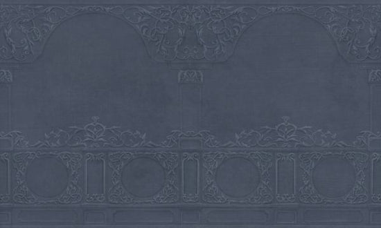 PHOTOWALL / Florence Stucco Decoration - Denim (e329792)