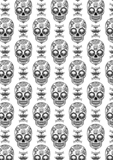 PHOTOWALL / Skull Repeating Pattern (e330053)