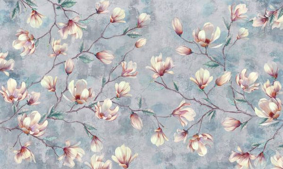 PHOTOWALL / Magnolia Branches Cracked Wall (e329998)
