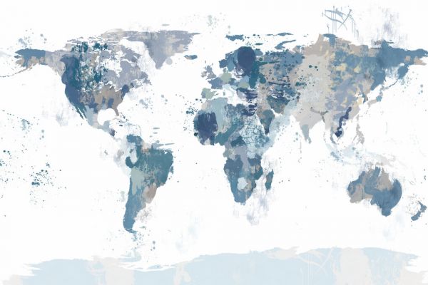 PHOTOWALL / Splash World Map (e330007)