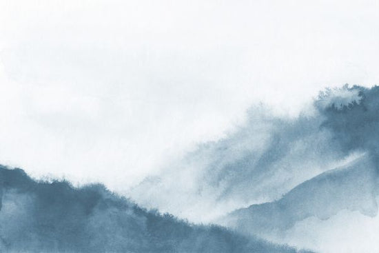 PHOTOWALL / Misty mountains - Teal (e327466)