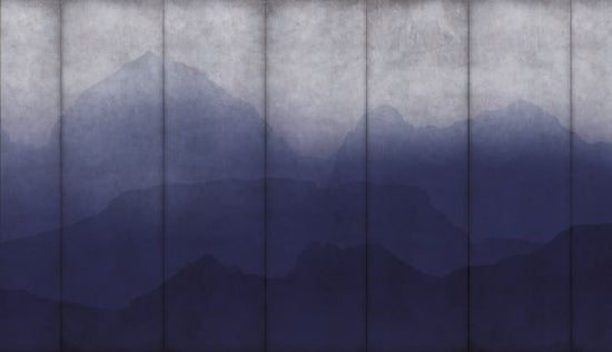 PHOTOWALL / Concrete Blue Topography (e330245)