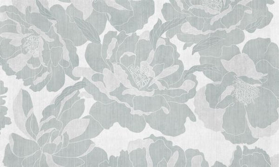 PHOTOWALL / Peonies Garden - Pistachio (e330471)