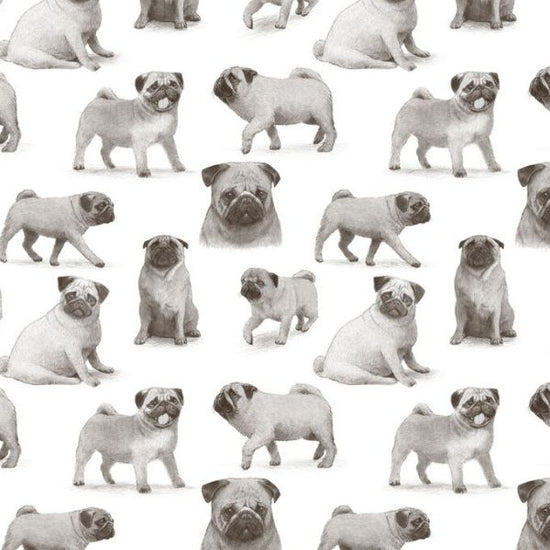 PHOTOWALL / Pug Pattern (e330777)