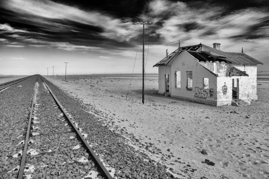 PHOTOWALL / Abandoned Railway House - BW (e331506)