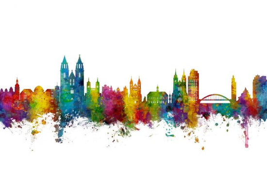 PHOTOWALL / Magdeburg Germany Skyline (e332710)
