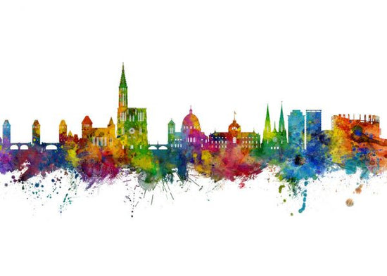 PHOTOWALL / Strasbourg France Skyline (e332713)
