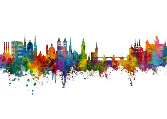 PHOTOWALL / Würzburg Germany Skyline (e332751)