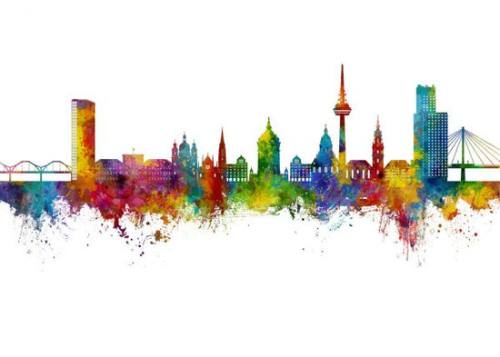 PHOTOWALL / Mannheim Germany Skyline (e332780)