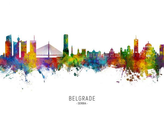PHOTOWALL / Belgrade Serbia Skyline (e332844)