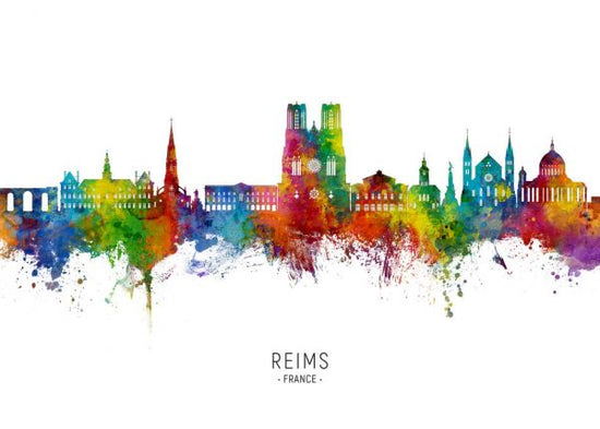 PHOTOWALL / Reims France Skyline (e332860)