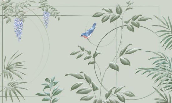 PHOTOWALL / Deco Leaves - Pale (e333856)