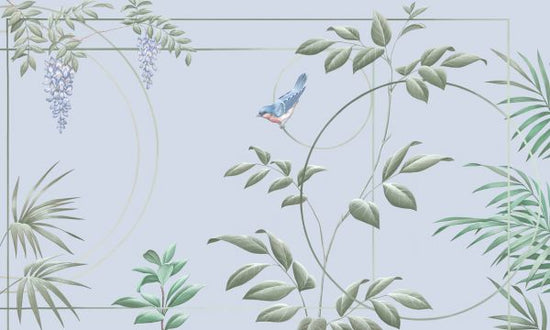 PHOTOWALL / Deco Leaves - Pond (e333857)
