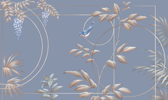 PHOTOWALL / Deco Leaves - Red Sea (e333858)