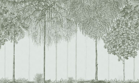 PHOTOWALL / Trees Cascade - Jade (e333873)