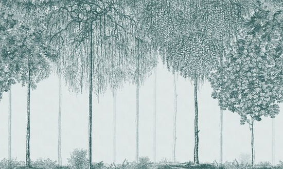 PHOTOWALL / Trees Cascade - Verdigris (e333878)