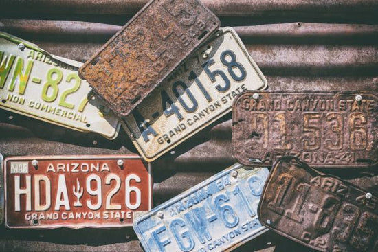 PHOTOWALL / US License Plates (e334191)