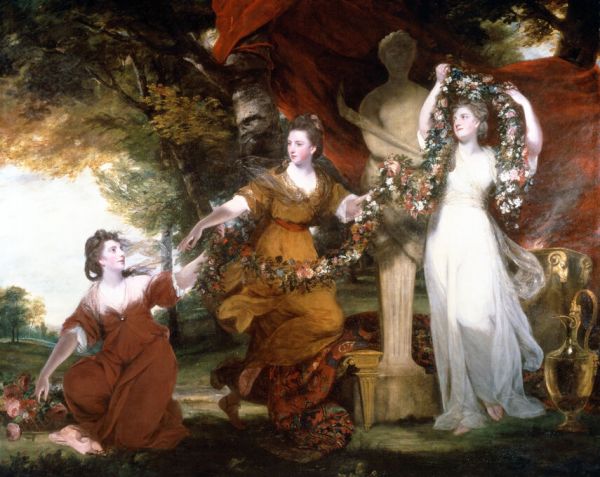 PHOTOWALL / Three Ladies Adorning a Term of Hymen (e334534)