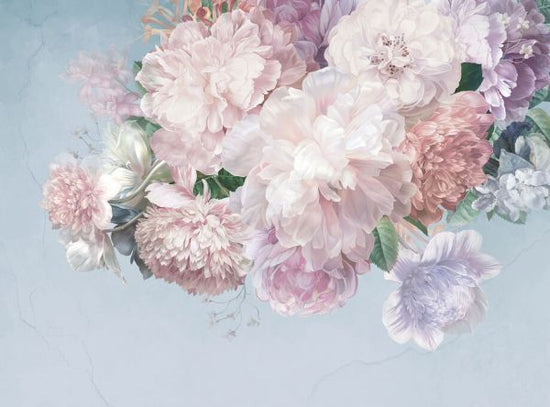PHOTOWALL / Peonies - Blue (e334583)