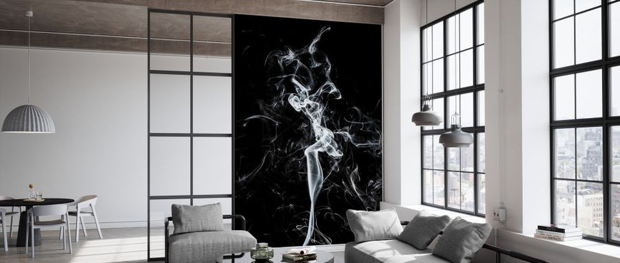 PHOTOWALL / Abstract White Smoke - The Dancer (e335717)