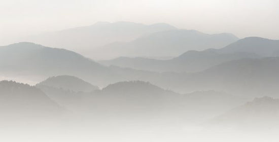 PHOTOWALL / Velvet Mountains - Blue (e336841)
