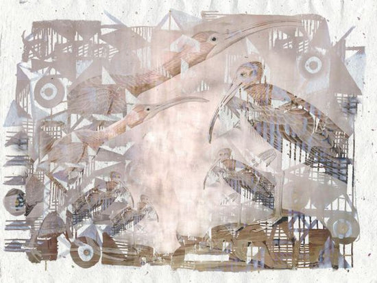 PHOTOWALL / Circles and Triangles with Birds (e336156)