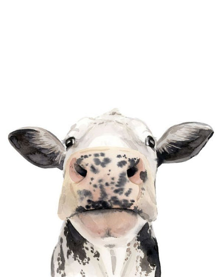 PHOTOWALL / Watercolor Cow Portrait II (e336240)