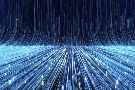 PHOTOWALL / Abstract Flowing Data Ramp (e338111)